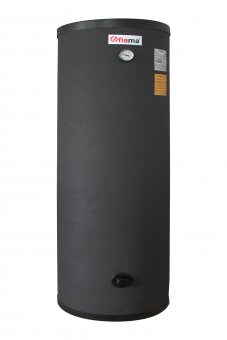 Boiler cu 2 serpentine FIAMA WPC HT 300 LT 2S, pentru centrala termica si solar, montaj pe sol, izolatie termica, manta de protectie