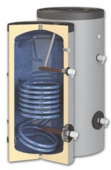 Boiler cu o serpentina Sunsystem SN 300 litri