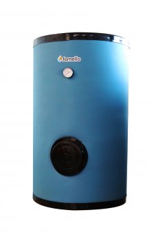 Boiler pentru pompa de caldura cu serpentina marita FORNELLO SOL HP 300 LT 1S montaj pe sol, izolatie termica, manta de protectie 