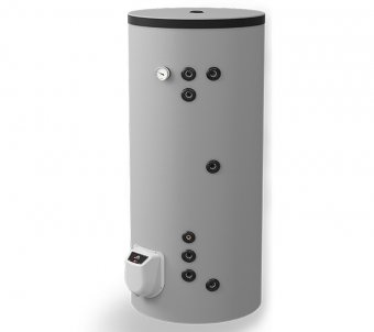 Boiler termoelectric cu doua serpentine Eldom FV50080S21, 9000 W, 500 l, montaj pe sol, 0.8 Mpa