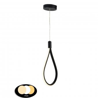 CANDELABRU LED TREND NEGRU 24W/1920lm 3000K-6500K