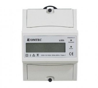 CONTOR PE SINA DIN DIGITAL MONOFAZIC 4 MODULE 1X100A (02806)