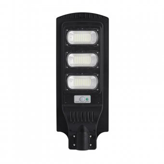 Corp Stradal cu Panou Solar Monocristalin Integrat si telecomanda - 150W/6500k