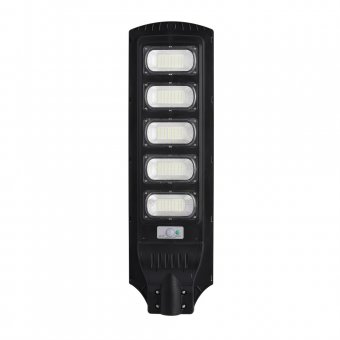 Corp Stradal cu Panou Solar Monocristalin Integrat si telecomanda - 250W/6500k