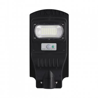 Corp Stradal cu Panou Solar Monocristalin Integrat si telecomanda - 50W/6400k