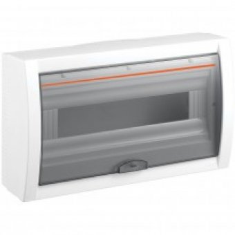 CUTIE SIGURANTE 18P IP40 USA TRANSPARENTA - montaj aplicat VIKO