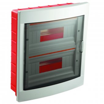 CUTIE SIGURANTE 24P IP40 USA TRANSPARENTA - montaj ingropat VIKO