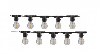 Ghirlanda luminoasa, 10m, interconectabil, E27, IP65, 10m