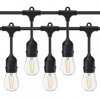 Ghirlanda luminoasa cu pendule, interconectabil, E27, IP65, 10m