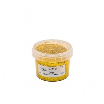 Glitter auriu pentru vopsea decorativa, Ferrara Design 50g