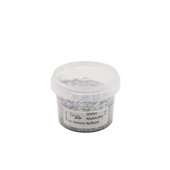 Glitter multicolor pentru vopsea decorativa, Ferrara Design 50g