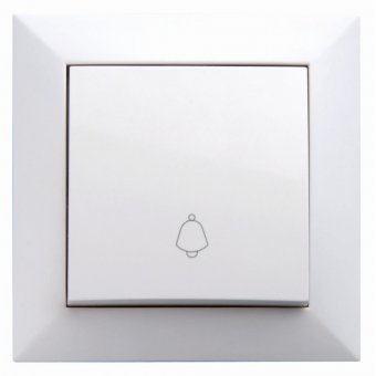 Intrerupator Revenire Spin Top, Alb