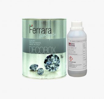 Lac Decobox MAT-bicomponent, Ferrara Design, transparent,1l