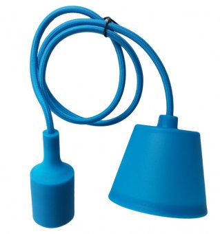 Lampa Suspendata Viola Albastra E27