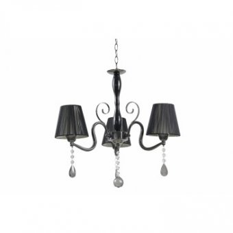 Lustra Equinox Negru 3xE27 60W