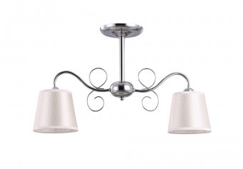 Lustra Ivy Crom+Alb 2xE27 60W