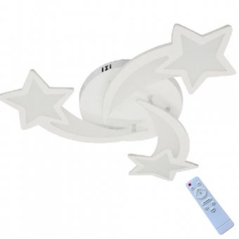 Lustra led dimatbila STEA 62W cu 3 brate 3 CULORI+IR