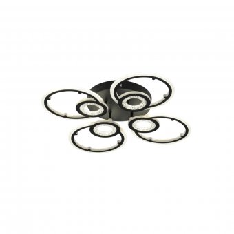 LUSTRA LED JUNO 96W CU 8 BRATE 3 CULORI+IR