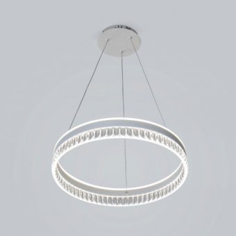 LUSTRA LED PAVO ALB 80W/5600LM 2700K-6500K 500X1200MM CU TELECOMANDA