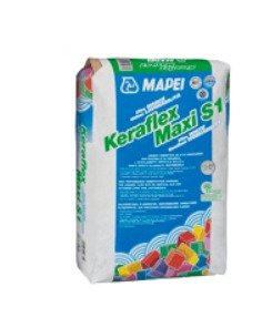 Mapei Keraflex Maxi S1 Bianco Adeziv alb flexibil, fara alunecare pentru placi ceramice portelanate, piatra si placi dim mari 23kg/sac