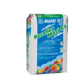 Mapei Keraflex Maxi S1 Grigio Adeziv gri flexibil, fara alunecare pentru placi ceramice portelanate, piatra si placi dim mari 25kg/sac