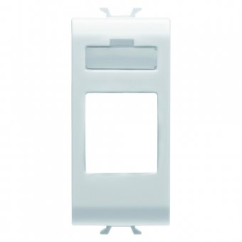 Masca conector RJ45 Alb 1modul Gewiss Chorus - GW10431