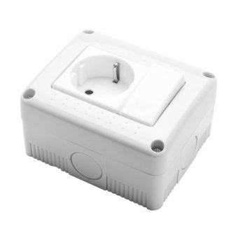 Mod Intrerupator +Priza Fara Capac AG IP20