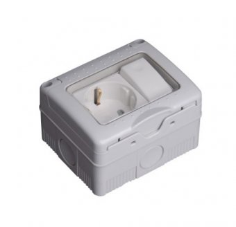 Mod Intrerupator+Priza AG IP55