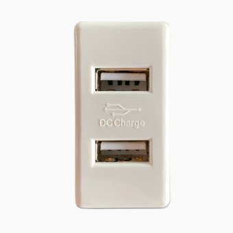 Mod Priza modulara 2XUSB ,alba - 1 modul