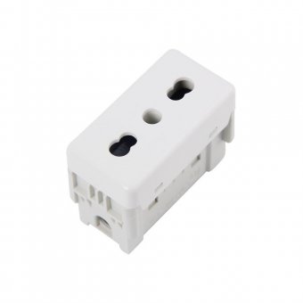 Mod Priza modulara ,alba - 1 modul