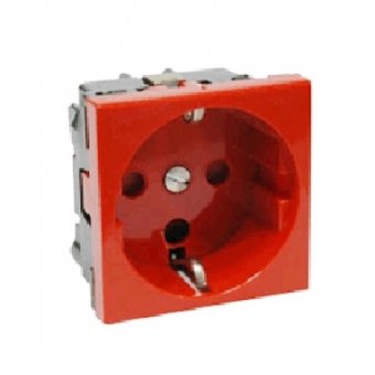 Priza cu impamantare Legrand Mozaic 2P+T 077214