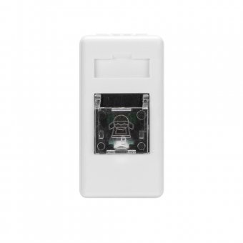 Priza modulara Telefon, Gewiss GW20251 , alb - 1 modul