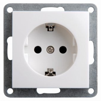 Priza Simpla 2P+E, Spin Top, Alba