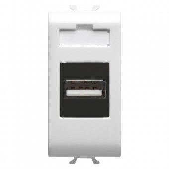 Priza USB Alb 1modul Gewiss Chorus - GW10459
