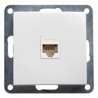 Priza Utp Cat5E, Spin Top, Alba