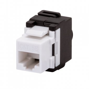 Priza UTP RJ45 cat5E Keystone Alb 1modul Gewiss Chorus - GW38031
