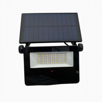 Proiector cu Panou Solar Polycristalin si Senzor Microunde 2000lm/6500k