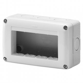 Rama Aplicata pe tencuiala Gewiss, 4 module GW27004 - montaj aplicat