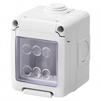 Rama Aplicata pe tencuiala Gewiss IP55, 2 module GW27042 - montaj aplicat