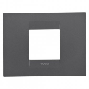 Rama ornament 2module Gewiss Chorus Negru - GW16402VN