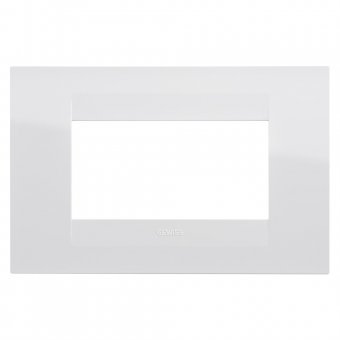 Rama ornament 4module Gewiss Chorus Alb - GW16404TB
