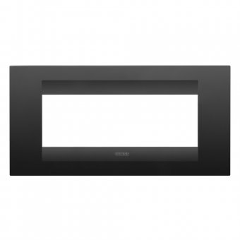 Rama ornament 6module Gewiss Chorus Negru - GW16406VN