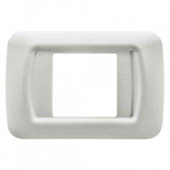 Rama ornament Gewiss GW22502, alb - 2 module