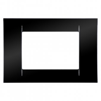 Rama Virna Gewiss GW22113, negru - 3 modul