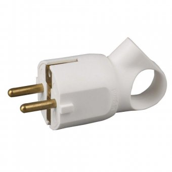 Stecher cu inel Alb LEGRAND 050330