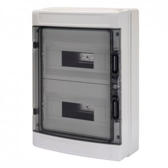 Tablou sigurante aplicat 24(12x2) module Gewiss IP65 - GW40104