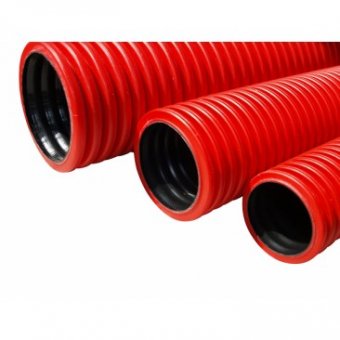 Teava Corugata Rosu PEHD Î¦ 63mm 450N