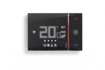Termostat conectat Smarther with Netatmo, incastrat, negru