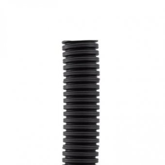 Tub flexibil HF 25mm 320N 50m/colac, negru, Novelite