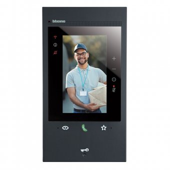 Videointerfon conectat Wi-Fi cu Amazon Alexa, negru, Legrand